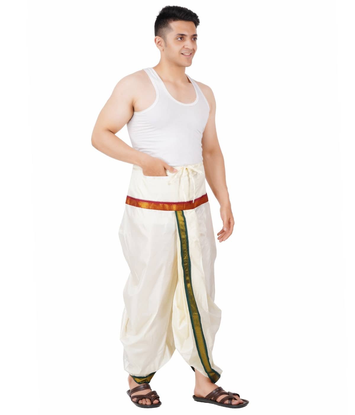 Panjagejam-2 MayilKan Readymade Panjagajam Pocket Dhoti - Image 1