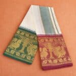 Annam Designed 10" Border Premium Quality Dhoti - Image 2