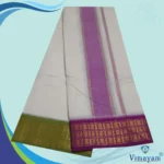3.5 Inch Fancy Zari Border Premium Quality Dhoti - Image 2