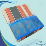 Double Colour Border Sri Vaishnava Dhoti First Quality