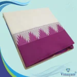 Double Color 4 Inch Fancy Temple Border Dhoties(Assorted Border) - Image 5