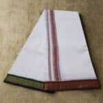 1 Inch Mayilkan Border Premium Quality Dhoti - Image 2