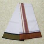2 Inch Mayilkan Border Premium Quality Dhoti - Image 2