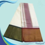 7 Inch Zari Border MayilKan Premium Quality Dhoti - Image 2