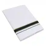 White Color Dhoti with MayilKan Border Dhoti/Lungi