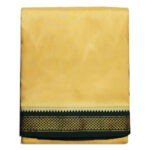 Sandal Colour art Silk MayilKan Colour Dhoti