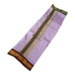 Violet Colour art Silk MayilKan Colour Dhoti - Image 2
