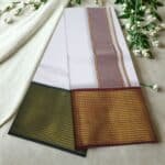 Udraj Design 8" Border Best Quality Dhoti - Image 2