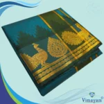 Sumathi Green Soft Silk Premium Quality Dhoti Towel 9X5