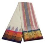 Kanchi Cotton Best Quality Handloom Made Pure Cotton Vaishnava Dhoti - Image 2