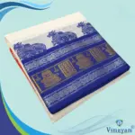 Nandhi Designed  Half White Premium Quality Dhoti 9X5