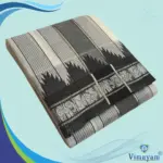 Fancy Zari Designed Special Quality Vaishnava Dhoties(Black Border)